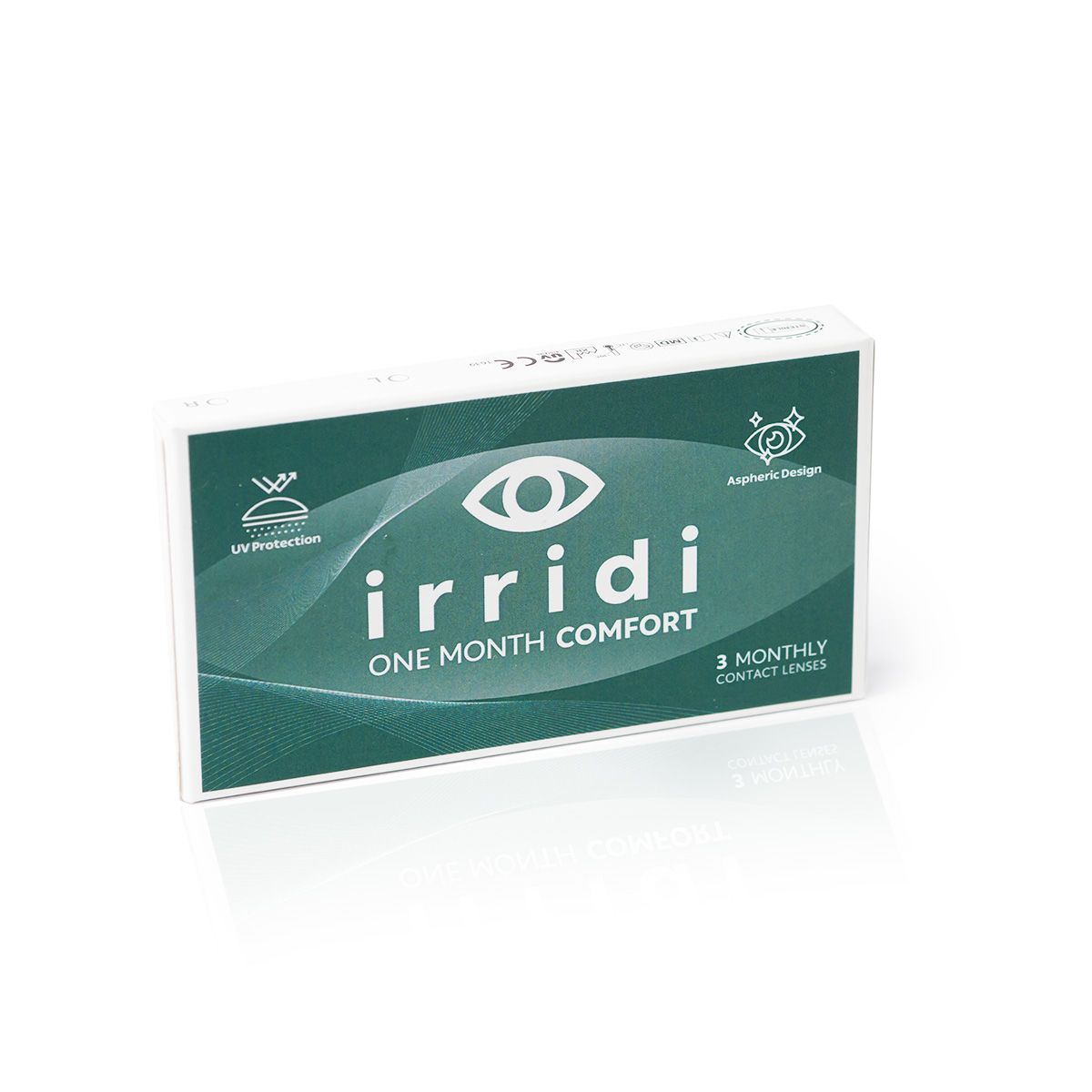 IRRIDI COMFORT MONTHLY DISPOSABLE HYDROGEL CONTACT LENSES (3 LENSES)