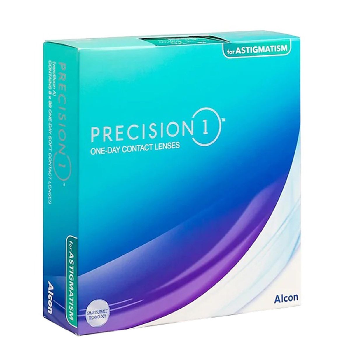 PRECISION 1 FOR ASTIGMATISM DAILY DISPOSABLE CONTACT LENSES (90 LENSES)