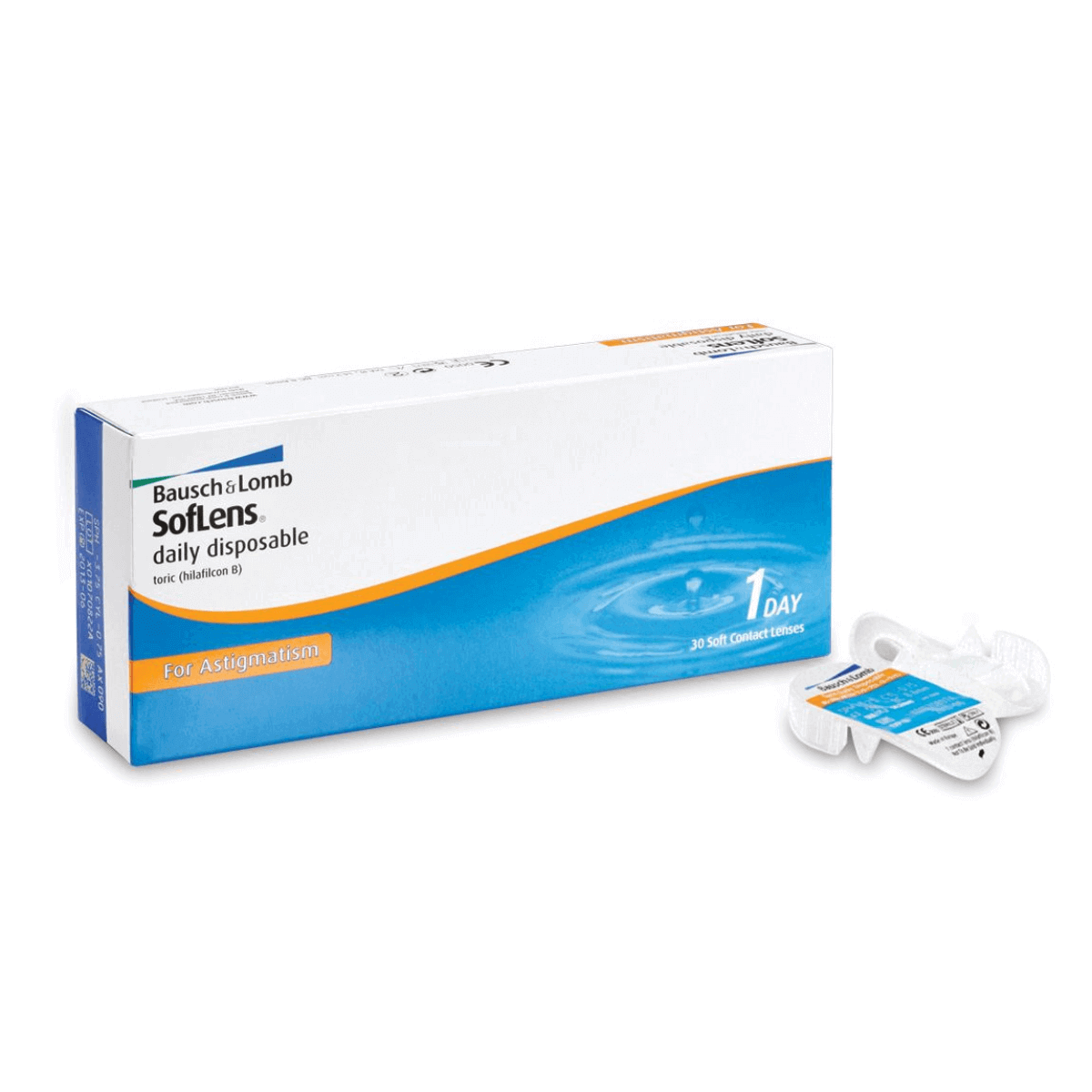 SOFLENS DAILY DISPOSABLE TORIC DAILY DISPOSABLE CONTACT LENSES FOR ASTIGMATISM (30 LENSES)