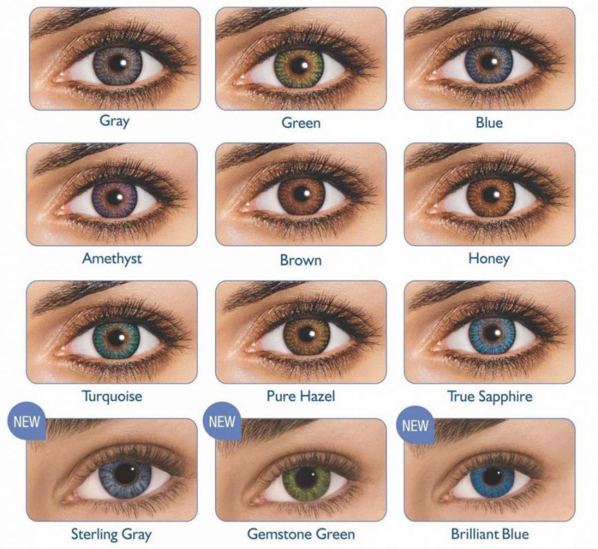 FRESHLOOK COLORBLENDS MONHTLY DISPOSABLE COLORED CONTACT LENSES (2 LENSES)